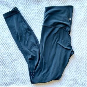 Lululemon Align 28” size 6 in Desert Teal